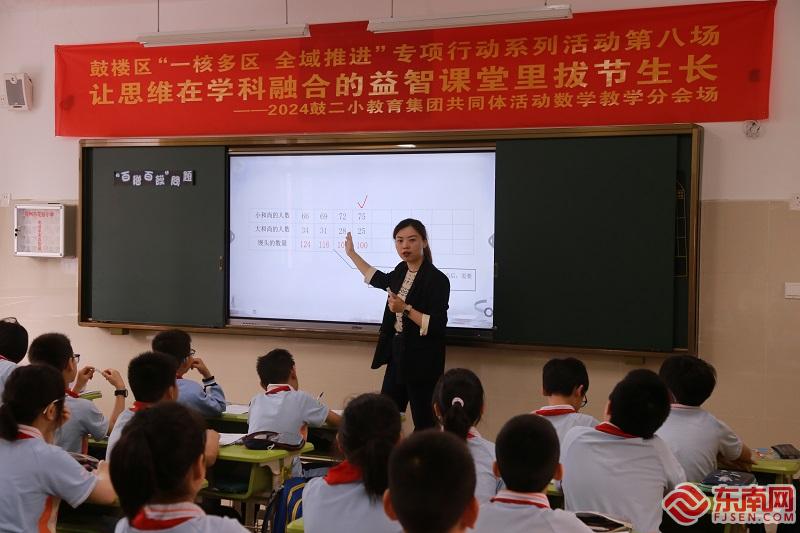 让思维在学科融合的益智课堂里拔节生长——2024年鼓二小教育集团共同体活动侧记(图4) 让思维在学科融合的益智课堂里拔节生长——2024年鼓二小教育集团共同体活动侧记(图4)